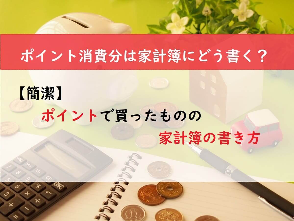 簡潔 ポイントで買ったものの家計簿の書き方 めんどくさいから楽になる生き方 主婦ブログ